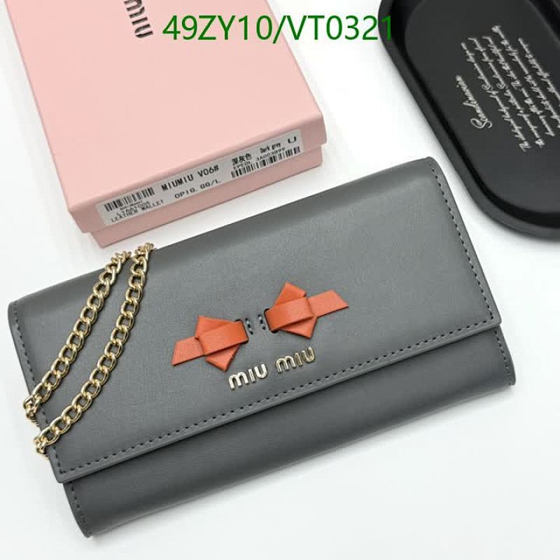 Miu Miu-Wallet-4A Quality Code: VT0321 $: 49USD