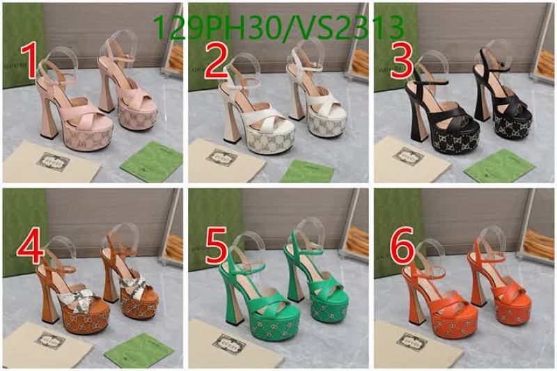 Gucci-Women Shoes Code: VS2313 $: 129USD