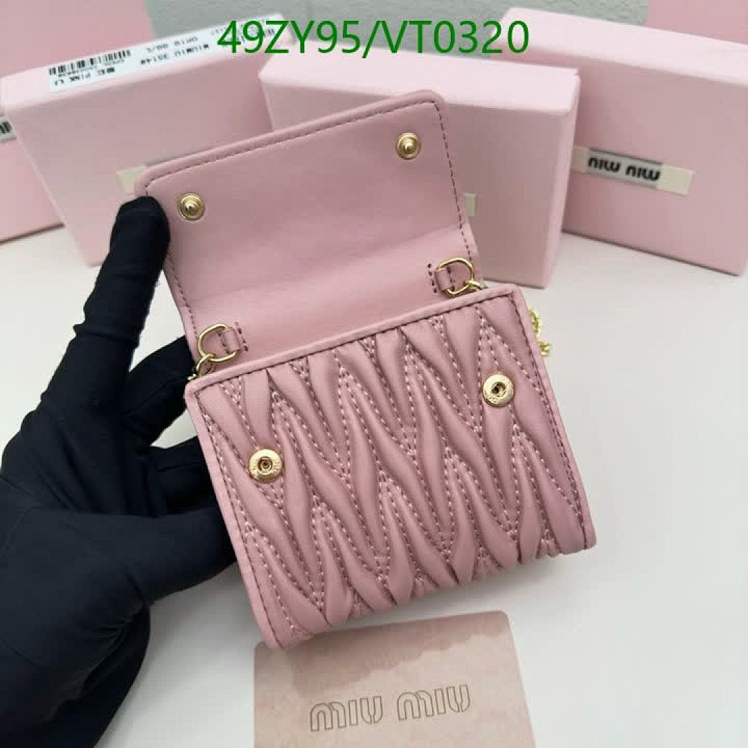 Miu Miu-Wallet-4A Quality Code: VT0320 $: 49USD