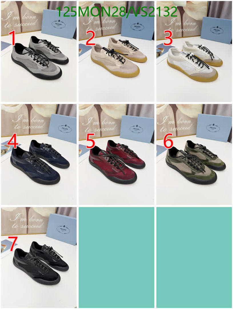 Prada-Men shoes Code: VS2132 $: 125USD