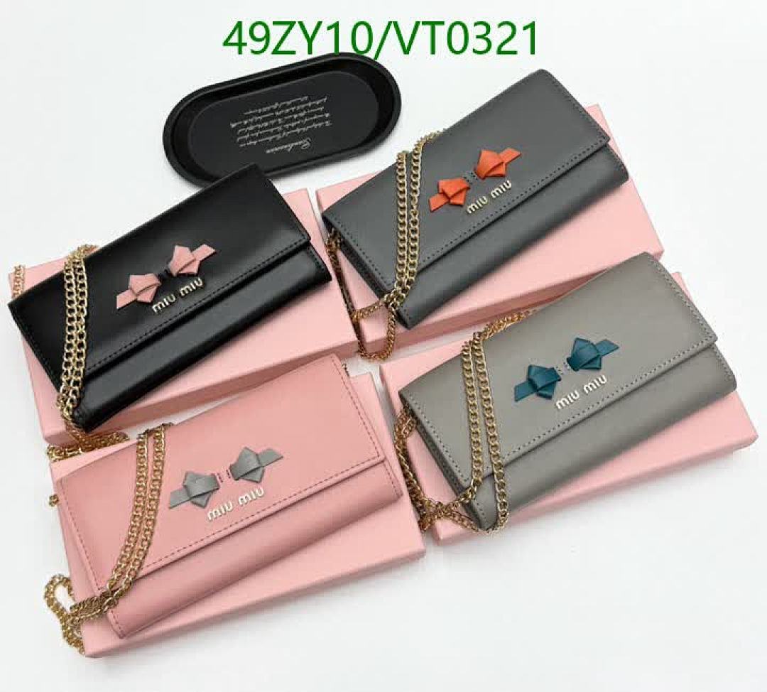 Miu Miu-Wallet-4A Quality Code: VT0321 $: 49USD