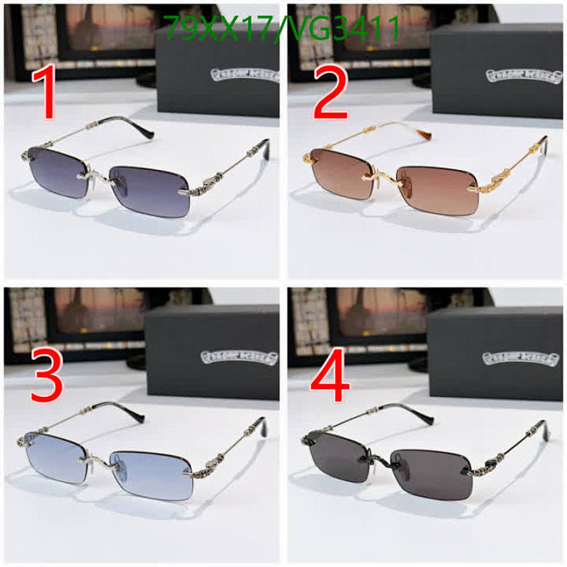 Chrome Hearts-Glasses Code: VG3411 $: 79USD
