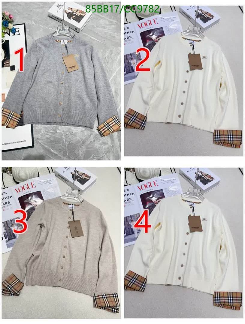 Burberry-Clothing Code: CC9782 $: 85USD