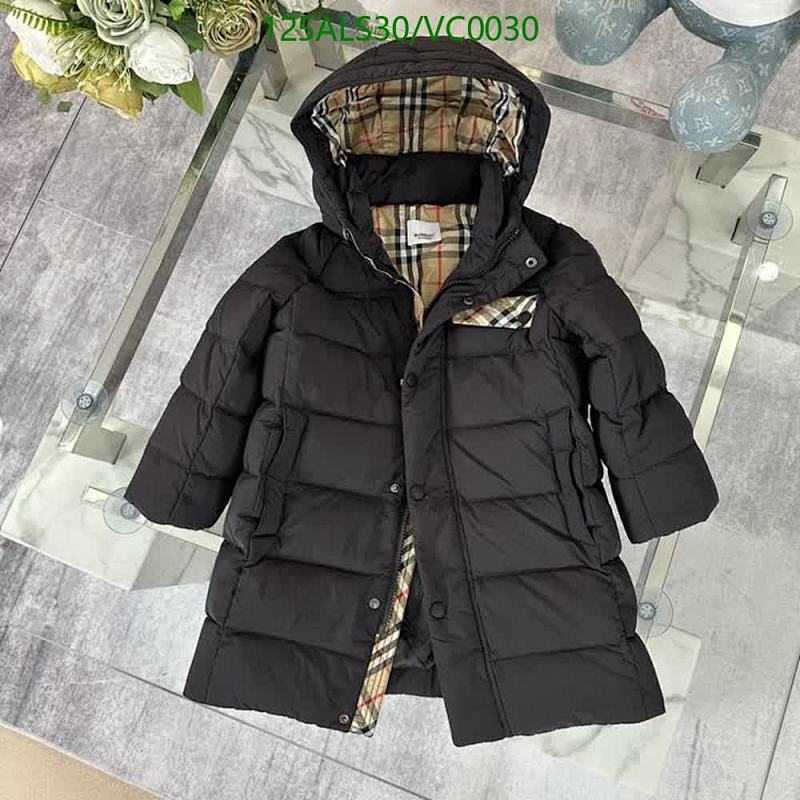 Burberry-Kids Clothing Code: VC0030 $: 125USD
