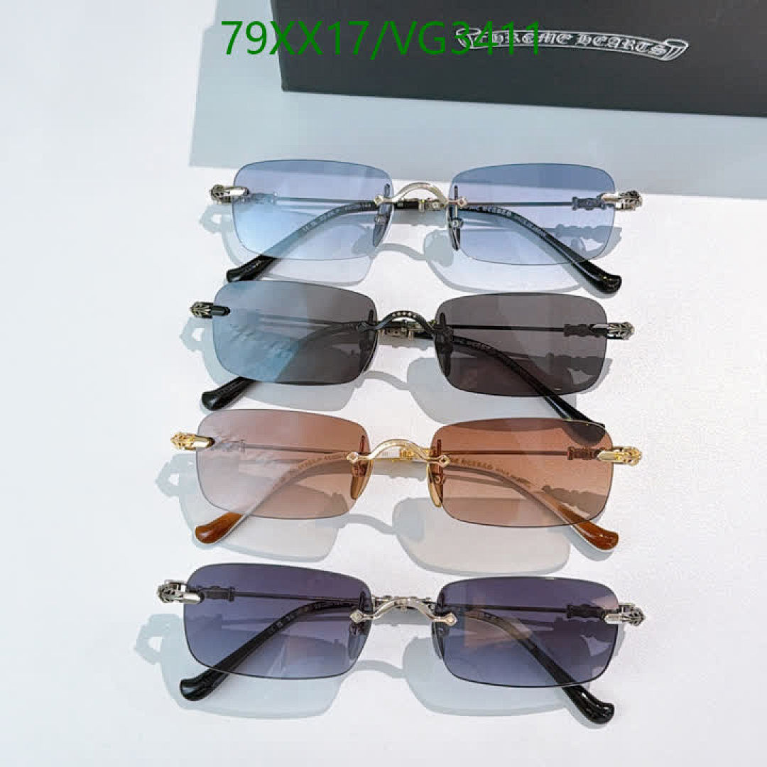 Chrome Hearts-Glasses Code: VG3411 $: 79USD