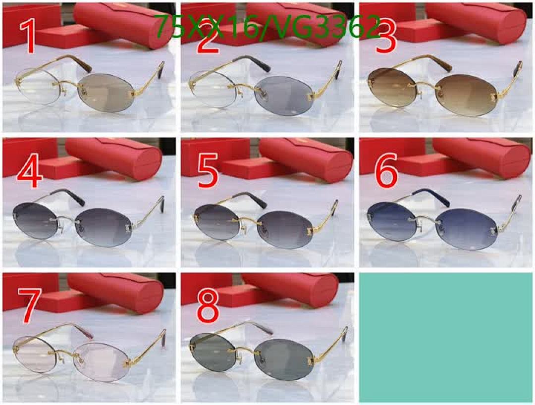 Cartier-Glasses Code: VG3362 $: 75USD