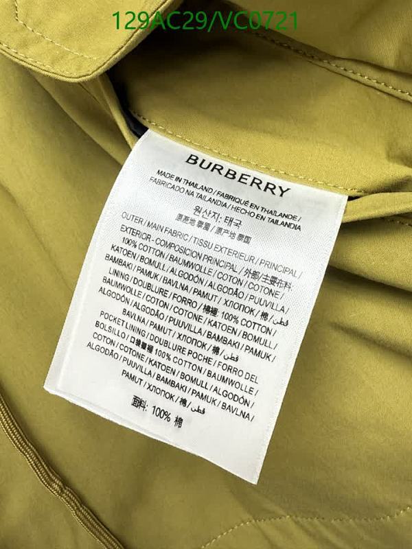 Burberry-Clothing Code: VC0721 $: 129USD