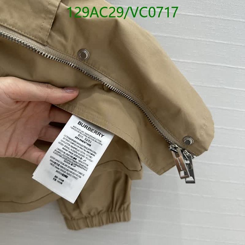 Burberry-Clothing Code: VC0717 $: 129USD