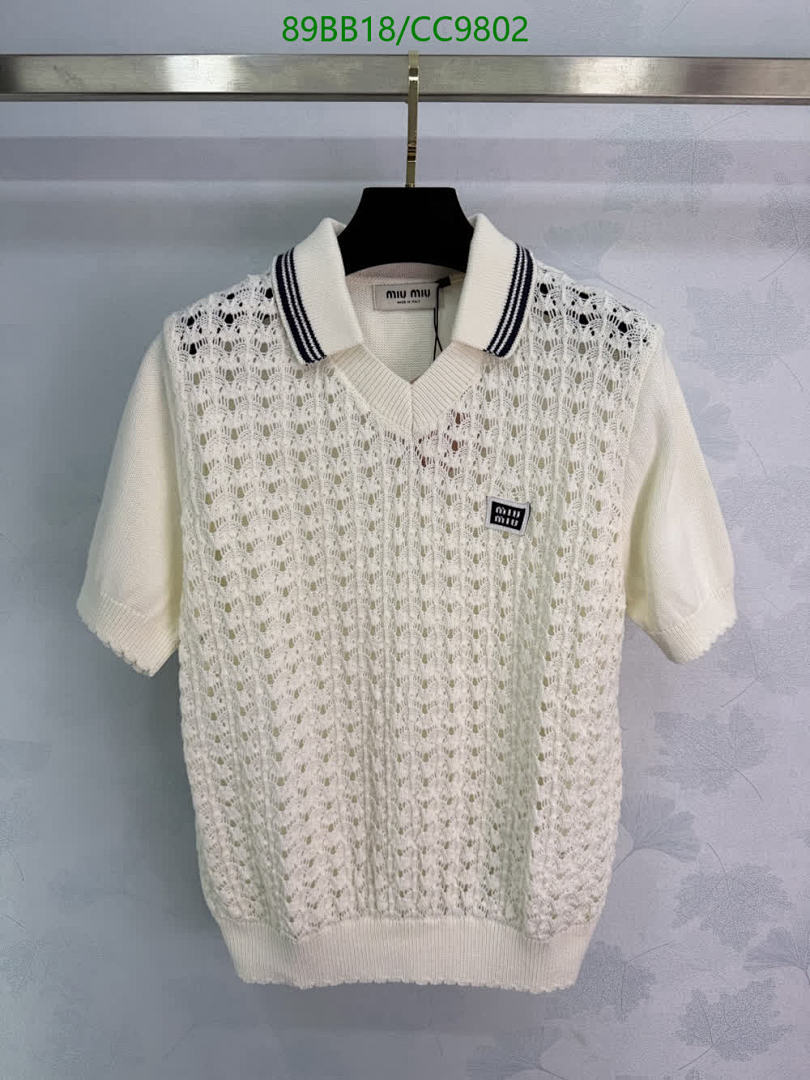 Miu Miu-Clothing Code: CC9802 $: 89USD