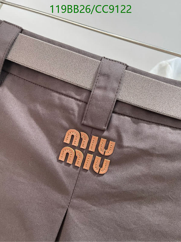 Miu Miu-Clothing Code: CC9122 $: 119USD