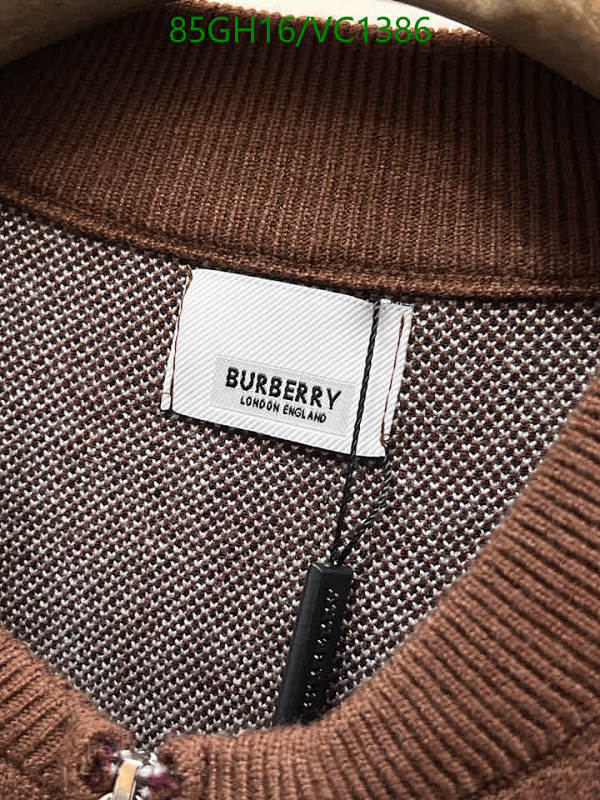 Burberry-Clothing Code: VC1386 $: 85USD
