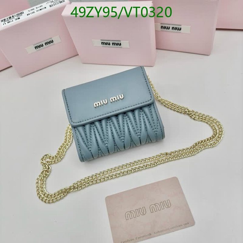 Miu Miu-Wallet-4A Quality Code: VT0320 $: 49USD
