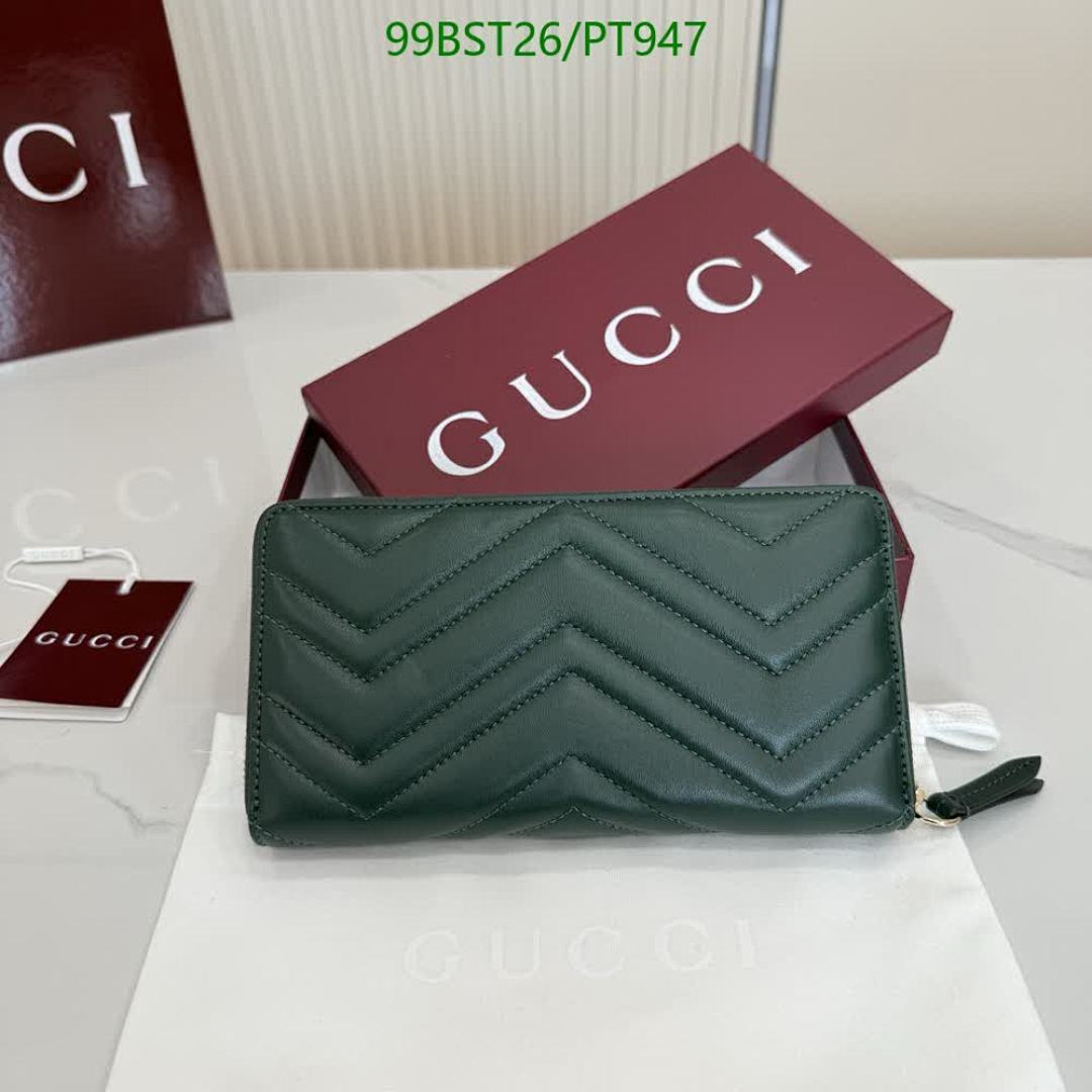Gucci-Wallet Mirror Quality Code: PT947 $: 99USD