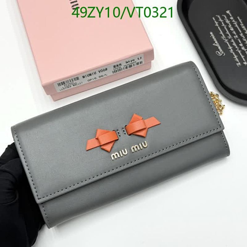 Miu Miu-Wallet-4A Quality Code: VT0321 $: 49USD