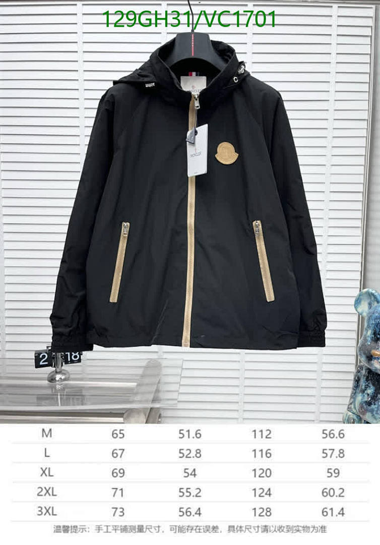 Moncler-Clothing Code: VC1701 $: 129USD