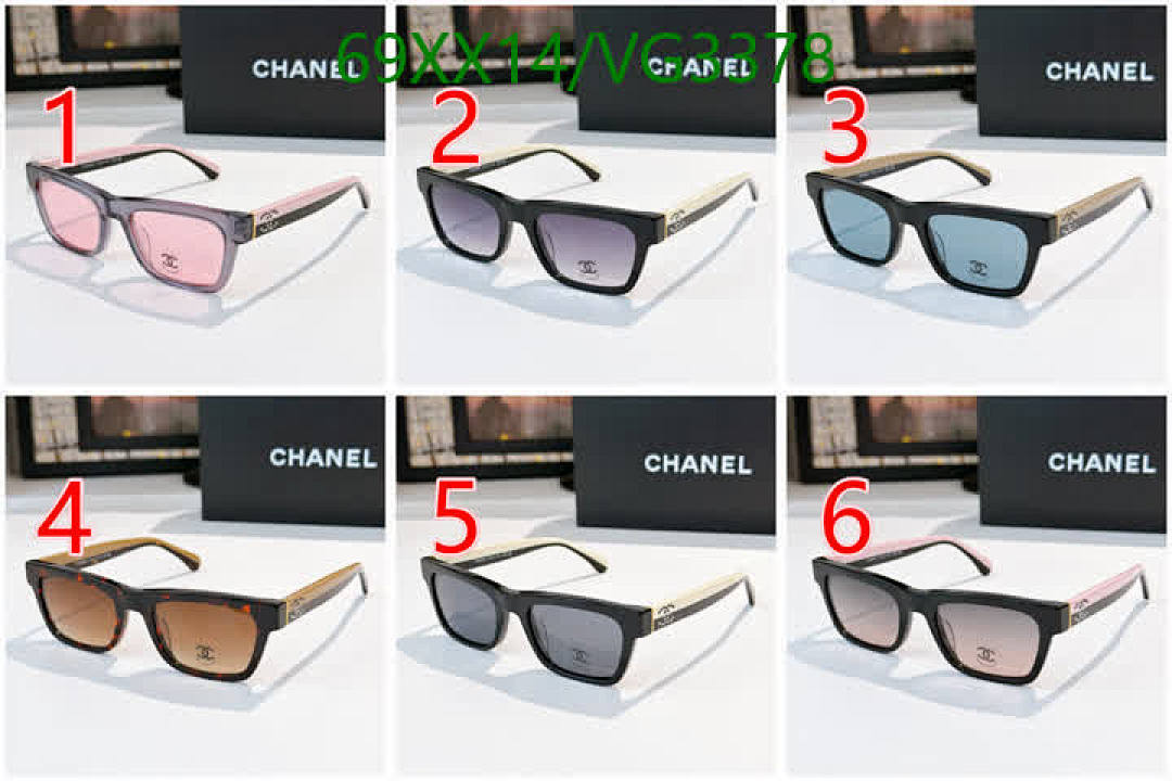 Chanel-Glasses Code: VG3378 $: 69USD
