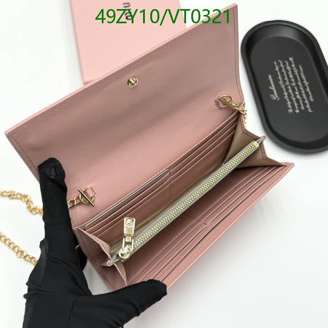 Miu Miu-Wallet-4A Quality Code: VT0321 $: 49USD