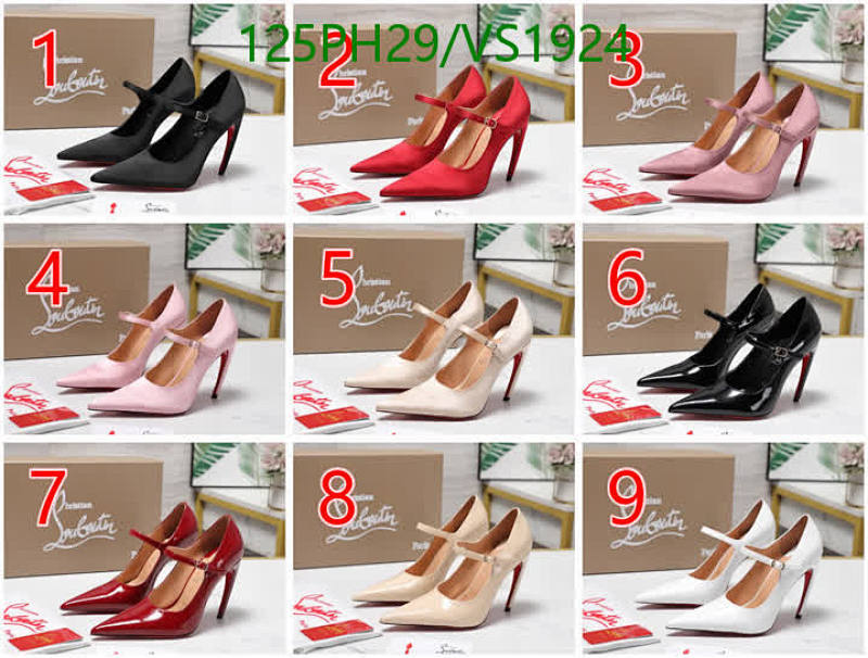 Christian Louboutin-Women Shoes Code: VS1924 $: 125USD