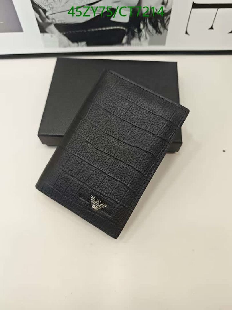 Armani-Wallet(4A) Code: CT7214 $: 45USD