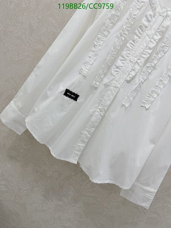 Miu Miu-Clothing Code: CC9759 $: 119USD