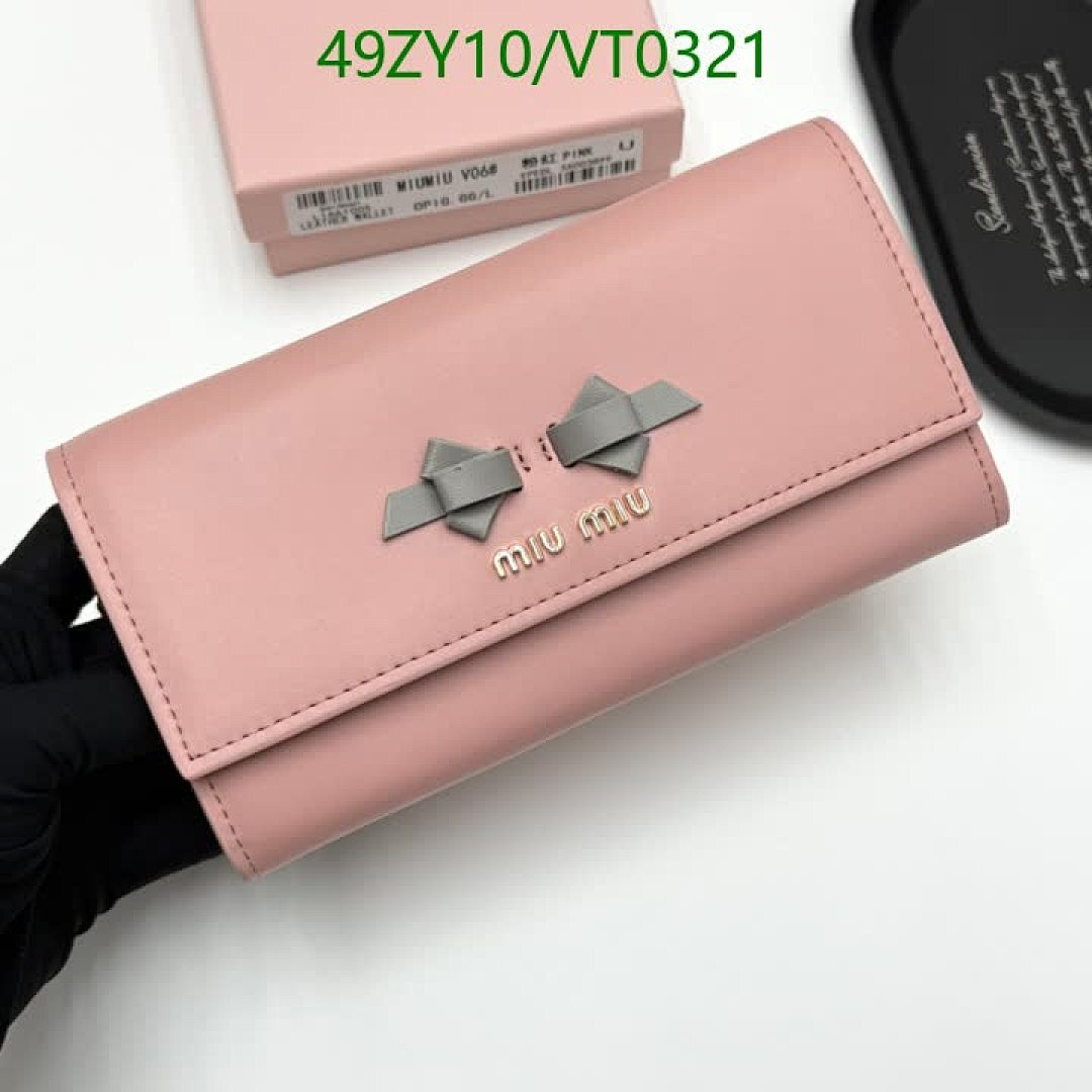 Miu Miu-Wallet-4A Quality Code: VT0321 $: 49USD