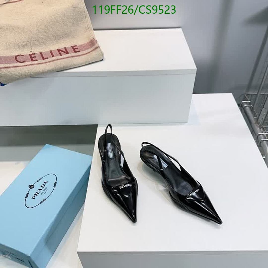 Prada-Women Shoes Code: CS9523 $: 119USD