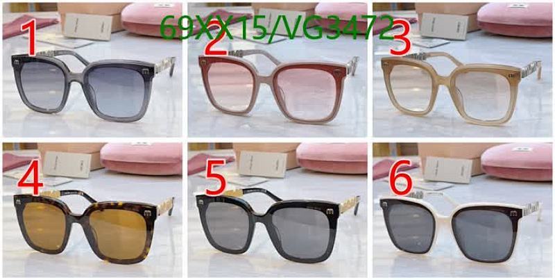 Miu Miu-Glasses Code: VG3472 $: 69USD