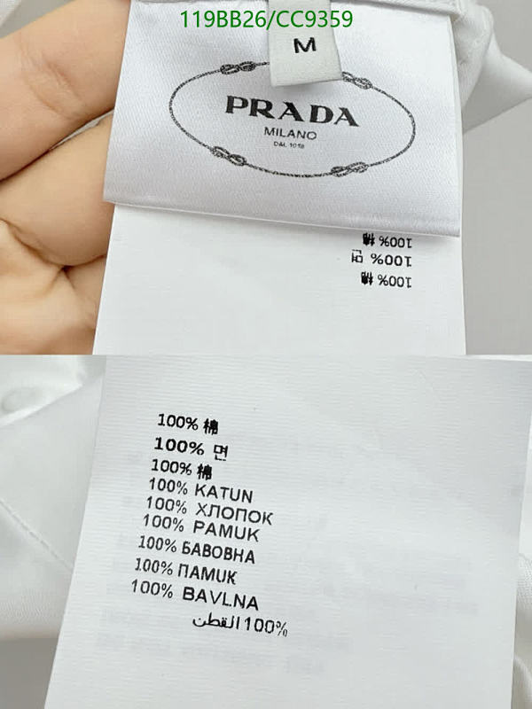 Prada-Clothing Code: CC9359 $: 119USD
