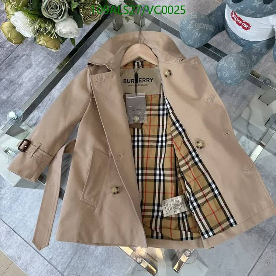 Burberry-Kids Clothing Code: VC0025 $: 109USD