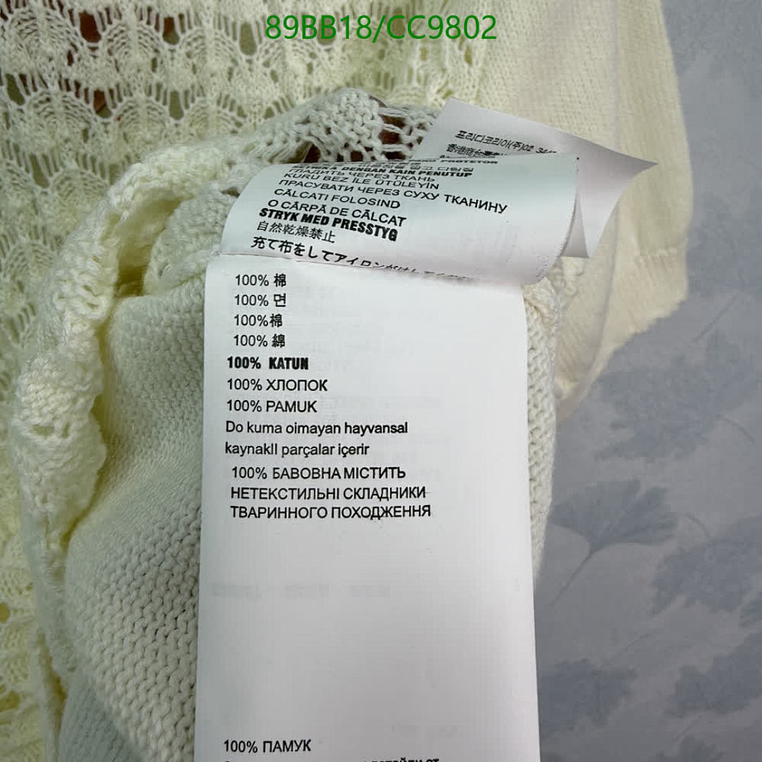 Miu Miu-Clothing Code: CC9802 $: 89USD