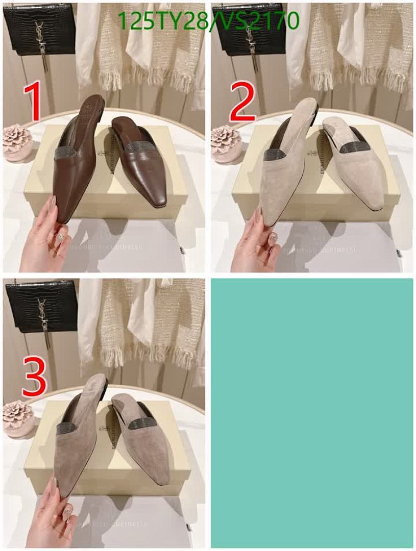 Brunello Cucinelli-Women Shoes Code: VS2170 $: 125USD