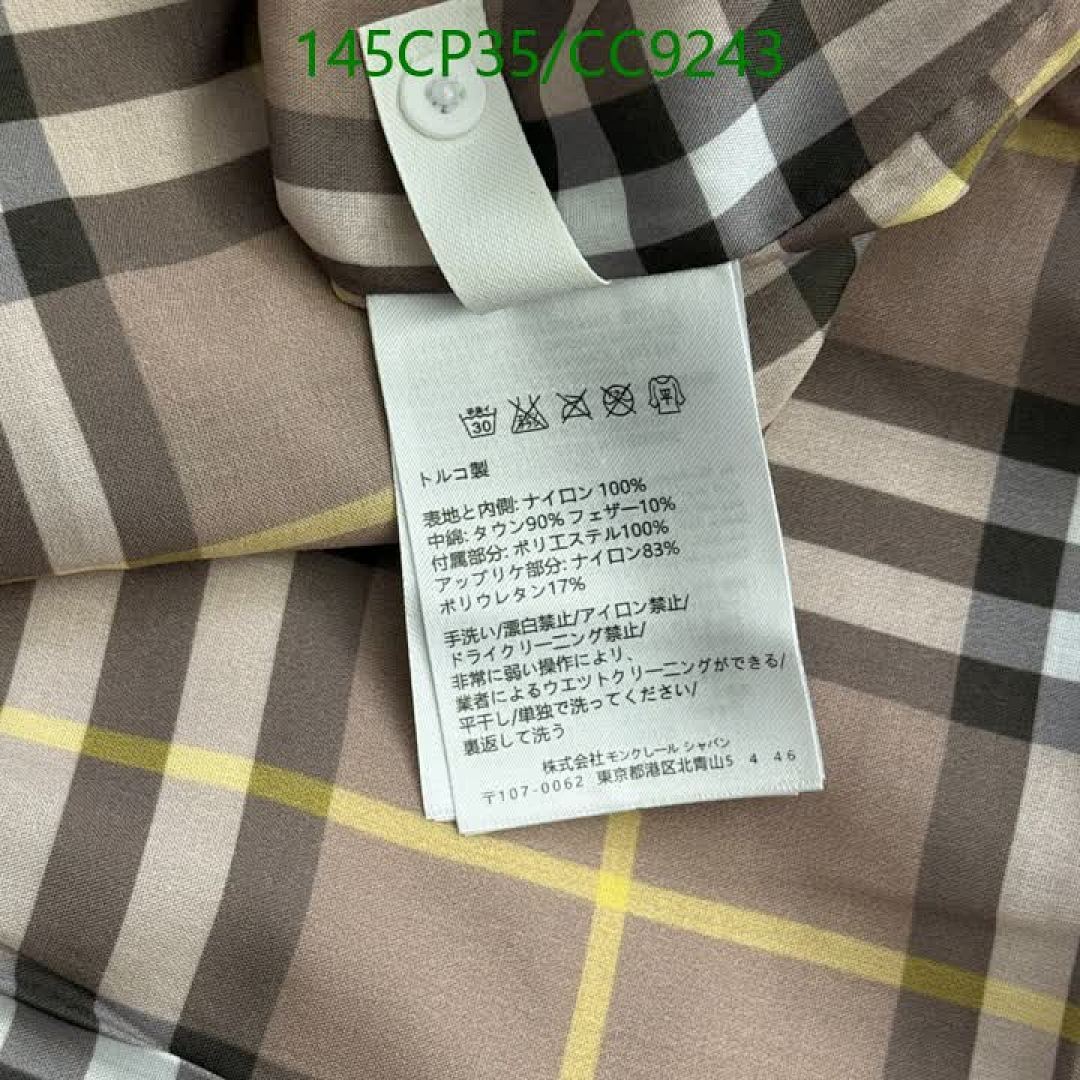 Burberry-Clothing Code: CC9243 $: 145USD