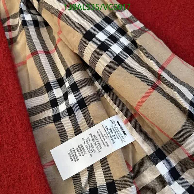 Burberry-Kids Clothing Code: VC0017 $: 139USD