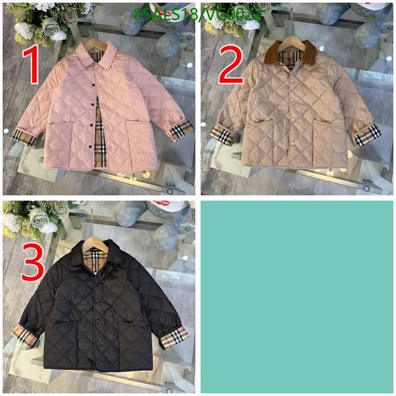 Burberry-Kids Clothing Code: VC0022 $: 85USD