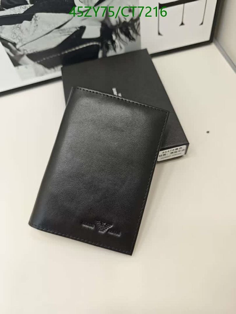 Armani-Wallet(4A) Code: CT7216 $: 45USD