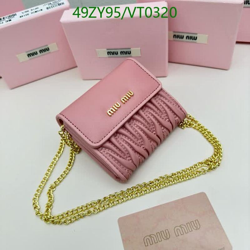 Miu Miu-Wallet-4A Quality Code: VT0320 $: 49USD