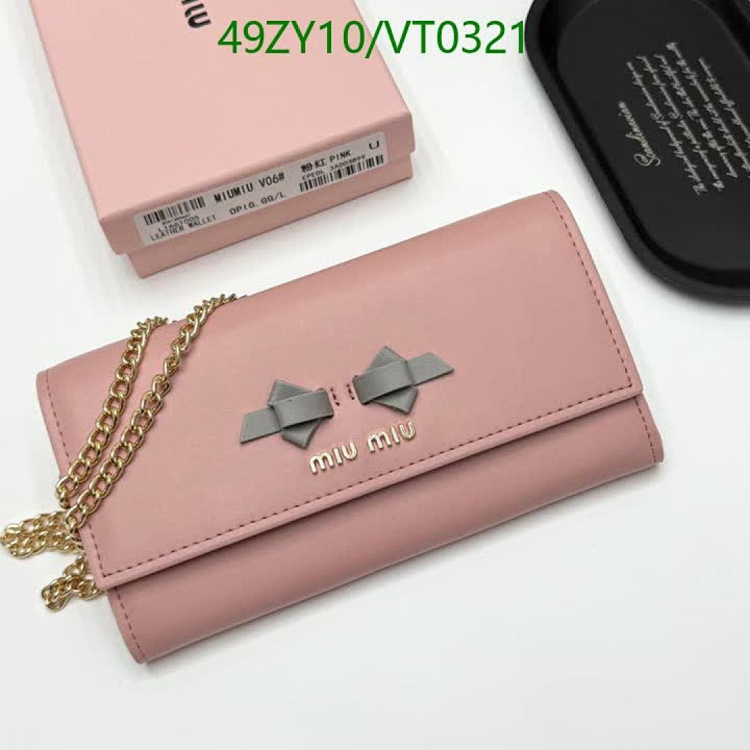 Miu Miu-Wallet-4A Quality Code: VT0321 $: 49USD