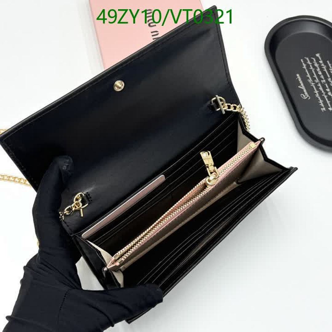 Miu Miu-Wallet-4A Quality Code: VT0321 $: 49USD