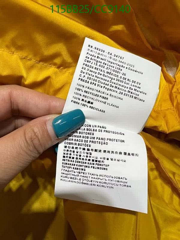 Prada-Clothing Code: CC9140 $: 115USD