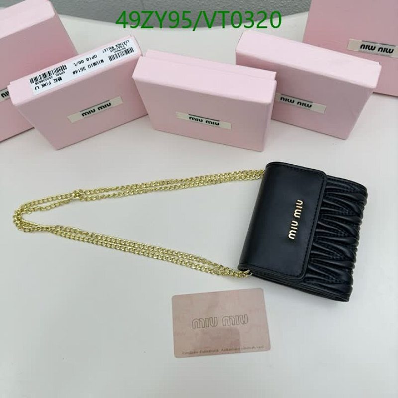 Miu Miu-Wallet-4A Quality Code: VT0320 $: 49USD