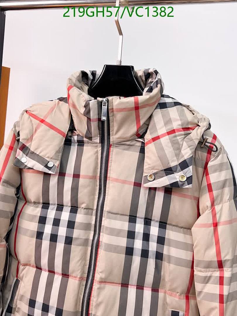 Burberry-Clothing Code: VC1382 $: 219USD