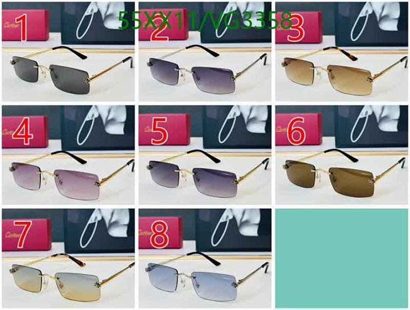 Cartier-Glasses Code: VG3358 $: 55USD