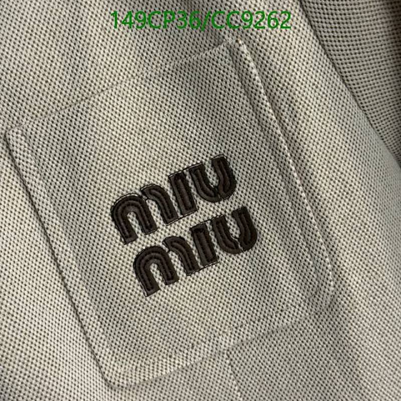Miu Miu-Clothing Code: CC9262 $: 149USD