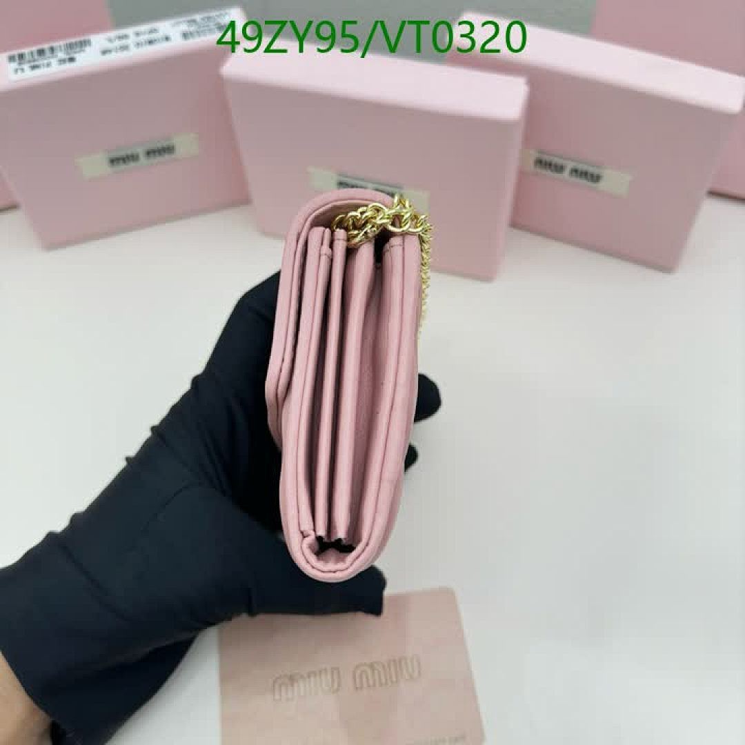 Miu Miu-Wallet-4A Quality Code: VT0320 $: 49USD