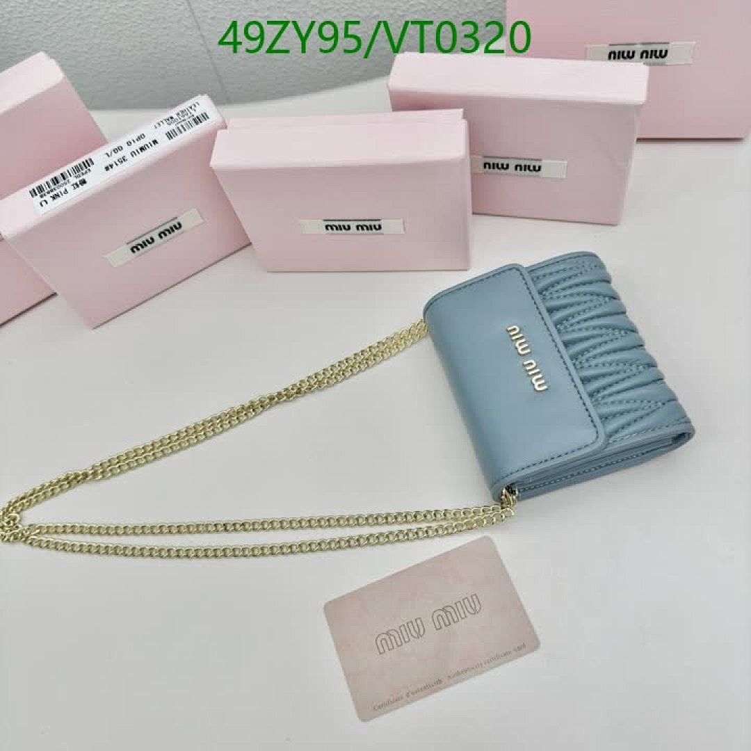Miu Miu-Wallet-4A Quality Code: VT0320 $: 49USD