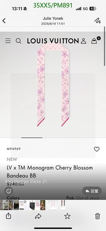 LV-Scarf Code: PM891 $: 35USD