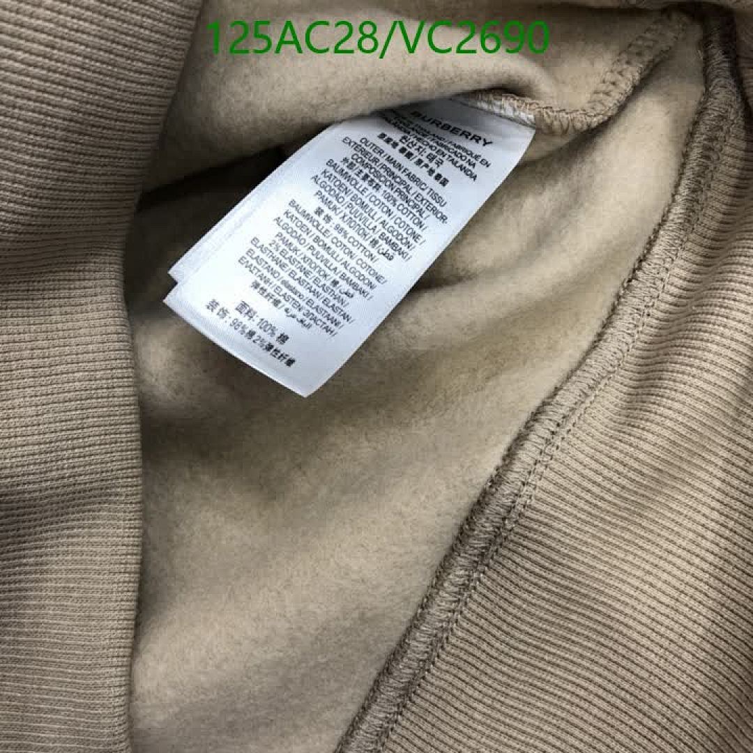 Burberry-Clothing Code: VC2690 $: 125USD