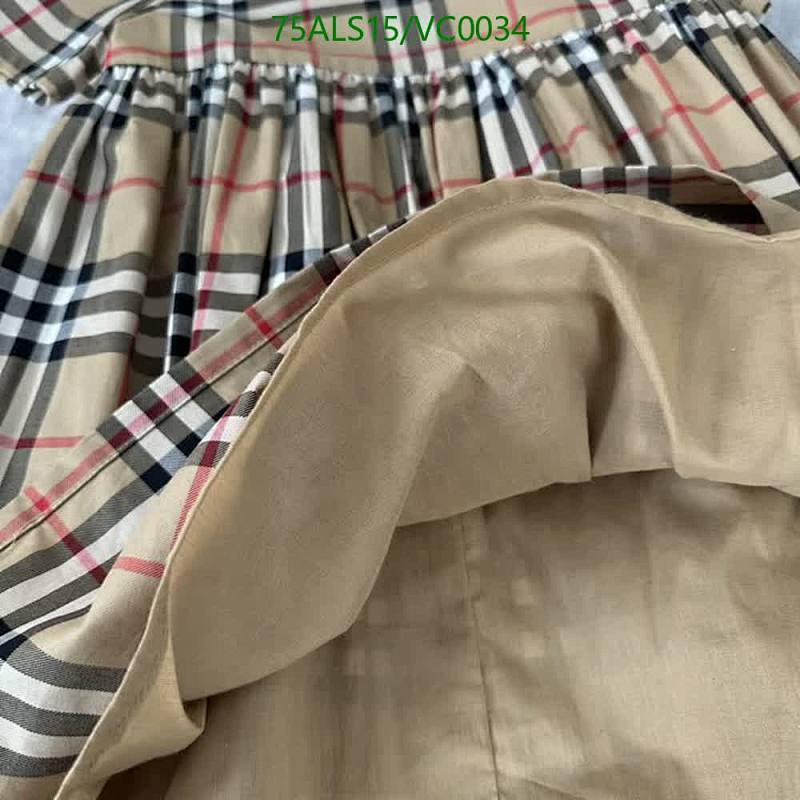 Burberry-Kids Clothing Code: VC0034 $: 75USD