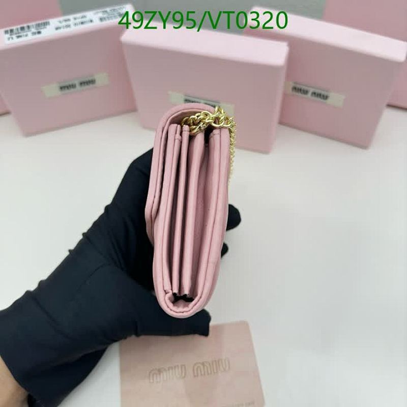 Miu Miu-Wallet-4A Quality Code: VT0320 $: 49USD