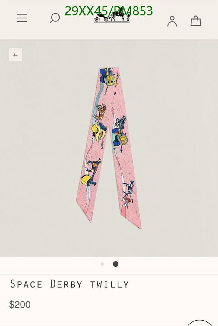 Hermes-Scarf Code: PM853 $: 29USD